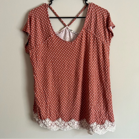 Jolt. Juniors XL Polkadot Top - Picture 6 of 6